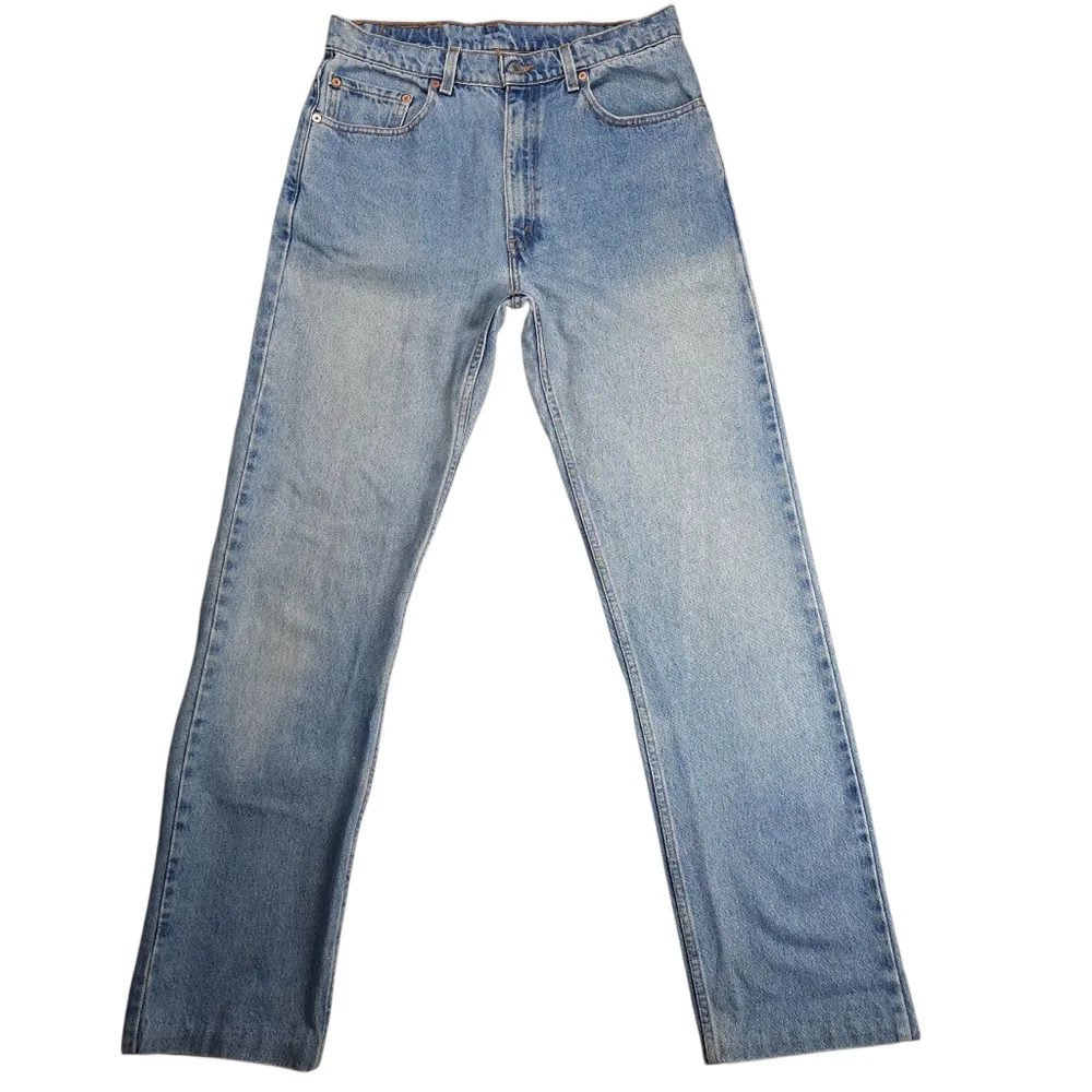 Levi's 505 VTG 90's Regular Fit Straight Leg Blue Jeans SZ 34x32